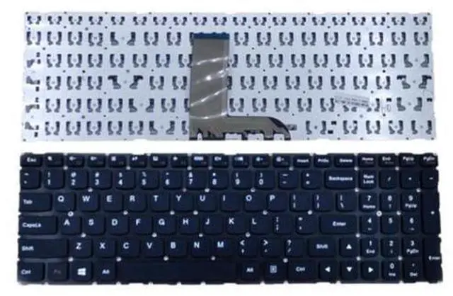 Main image of Replacement Laptop US Black Keyboard Without Frame for Lenovo Flex 3 15 1570 1580 Yoga 500-15 500-15ISK 500-15IBD Non-Backlit