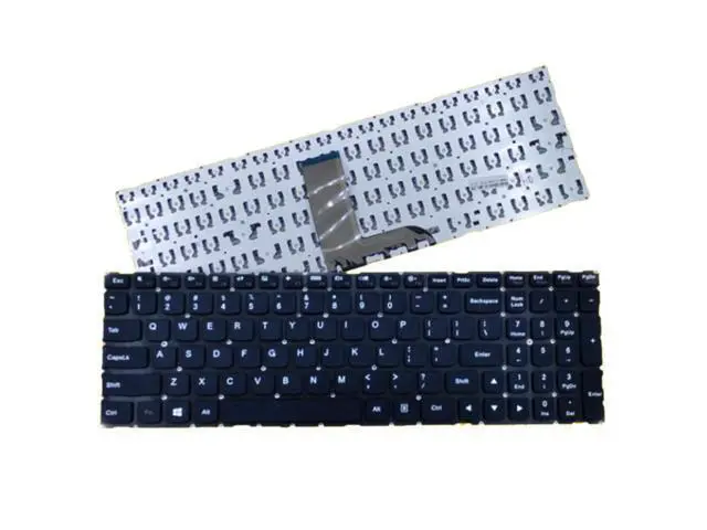 Alt view image 3 of 4 - Replacement Laptop US Black Keyboard Without Frame for Lenovo Flex 3 15 1570 1580 Yoga 500-15 500-15ISK 500-15IBD Non-Backlit