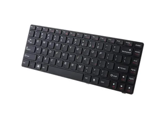 Alt view image 4 of 4 - PANSHI Laptop Replacement US Layout Keyboard for Lenovo G480 G485 Z480 Z380 Z485 G410 G490 G400 G405 Black