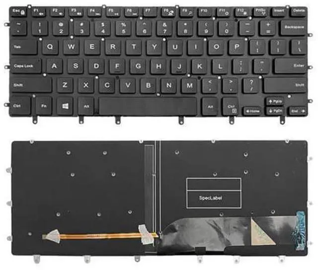 Main image of for Dell Notebook Backlit Keyboard for Laptop XPS 15 9550 9560 Replacement Dns Shop Clevo Cheap Keyboard Packard Bell US