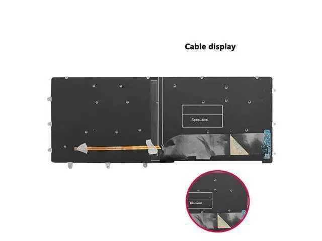 Alt view image 3 of 4 - for Dell Notebook Backlit Keyboard for Laptop XPS 15 9550 9560 Replacement Dns Shop Clevo Cheap Keyboard Packard Bell US