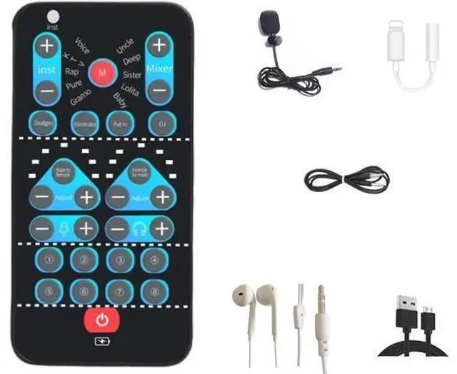Main image of High-Definition Portable Voice Changer Sound Card with Real-Time Transformation, Ideal for Streaming, Gaming, and Entertainment Scenarios (M10-for iPhone)