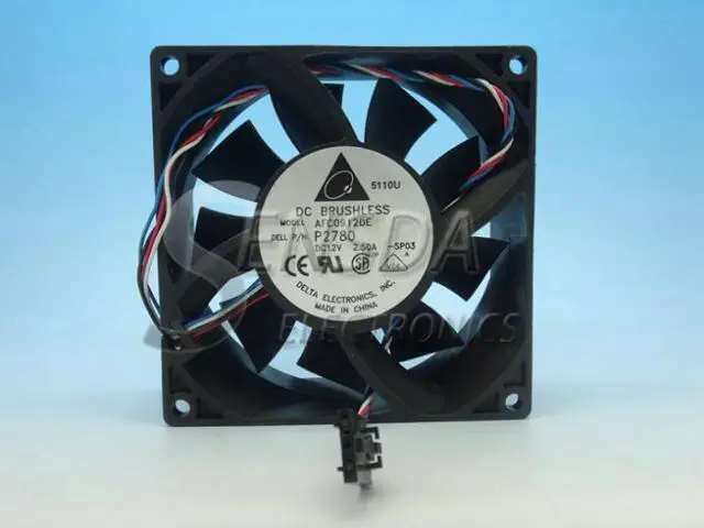 Alt view image 2 of 2 - for delta AFC0912DE 9038 9238 9CM 90mm DC 12V 2.5A For 4700 8400 GX280 P/N:P2780 server inverter cooling fan