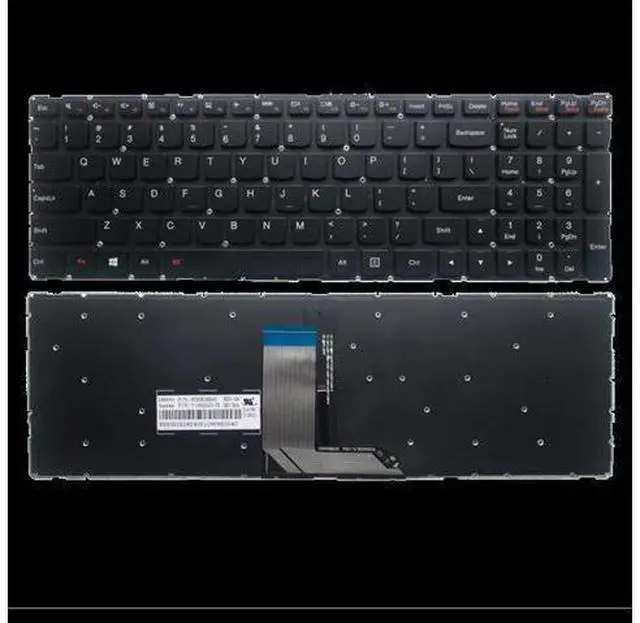 Alt view image 4 of 4 - Factory US for Thinkpad Backlit Keyboard for Laptop Clevo Dns Intelbras for Lenovo 700-15ISK 700-17ISK