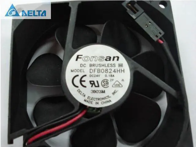 Main image of for delta DFB0824HH 8CM 80MM 8*8*2.5CM 80*80*25MM 8025 24V 0.18A Inverter Cooling Fan