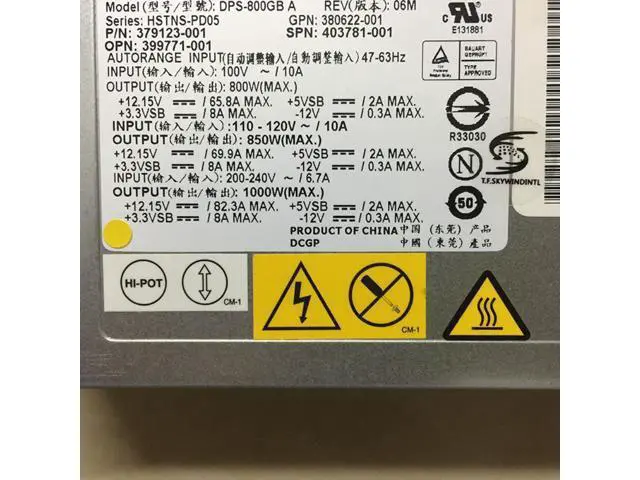 Alt view image 3 of 4 - Ship DL380G5 Power Supply For DPS-800GB A,379123-001,403781-001 Power Supply For Server