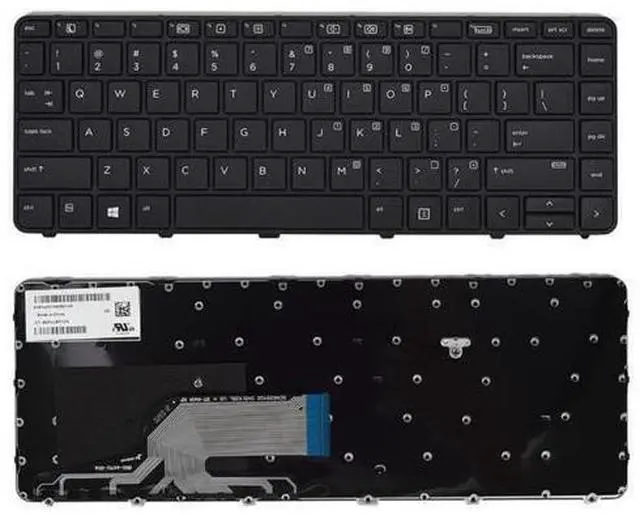 Main image of PANSI Keyboard Compatible for HP PROBOOK 430 440 G3 G4 445 G3 640 645 G2 Series with No Backlit Frame Black US