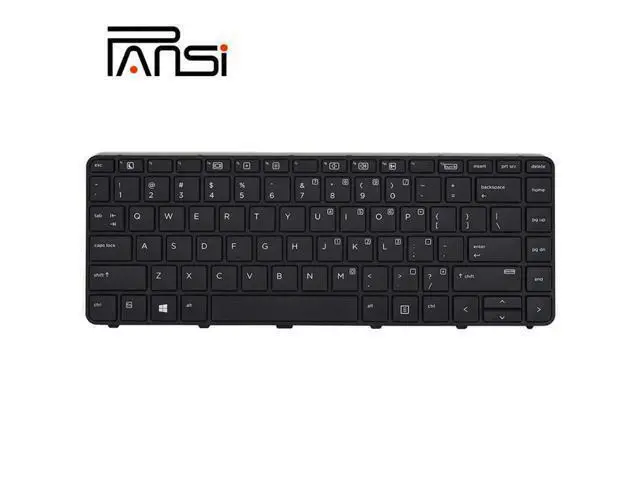 Alt view image 2 of 4 - PANSI Keyboard Compatible for HP PROBOOK 430 440 G3 G4 445 G3 640 645 G2 Series with No Backlit Frame Black US
