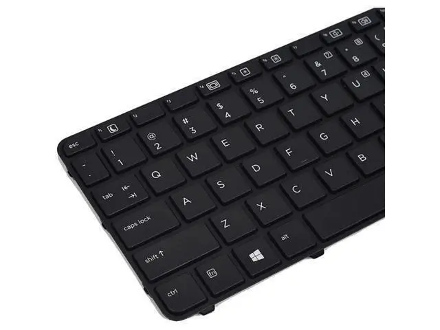 Alt view image 3 of 4 - PANSI Keyboard Compatible for HP PROBOOK 430 440 G3 G4 445 G3 640 645 G2 Series with No Backlit Frame Black US