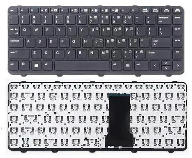 Main image of PANSI Replacement Keyboard without Frame for HP ProBook 430 G1 Series Black US Layout