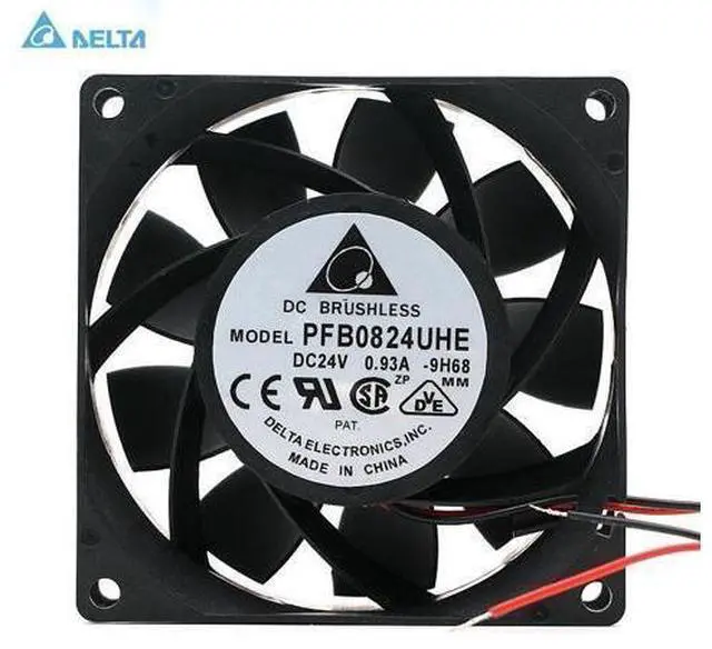 Main image of for delta PFB0824UHE 8038 24V 0.93A 4 line PWM temperature control inverter cooling fan 107.3CFM 7500RPM