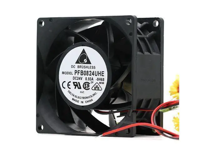 Alt view image 2 of 4 - for delta PFB0824UHE 8038 24V 0.93A 4 line PWM temperature control inverter cooling fan 107.3CFM 7500RPM
