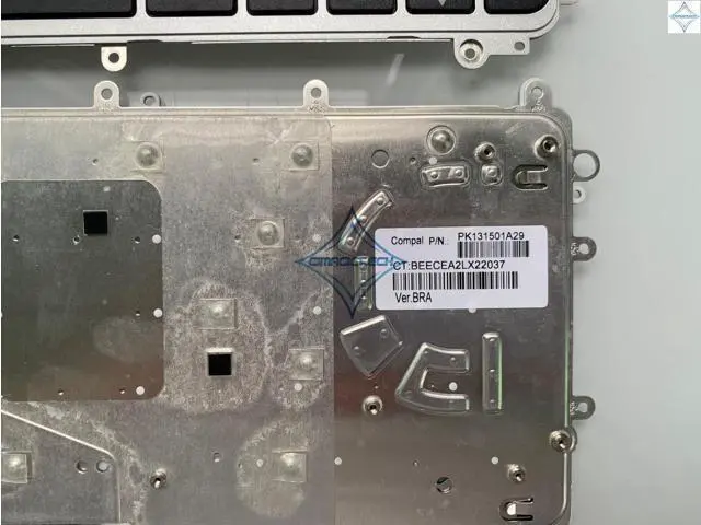 Alt view image 2 of 2 - PK131501A29 for HP Pavilion X360 11-N 11-N001EE 11-N014TU br brazil Portuguese laptop keyboard with silver frame teclado