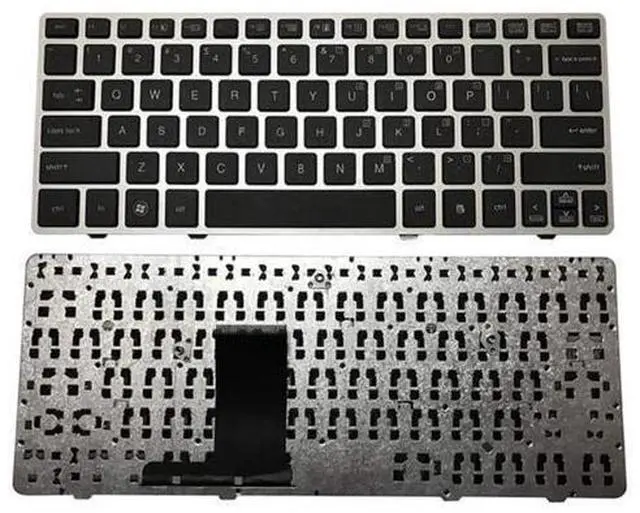Main image of PANSI Laptop Replacement US Layout Keyboard for HP EliteBook 2560 2560p 2570 2570P English Black