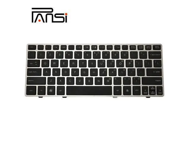 Alt view image 2 of 4 - PANSI Laptop Replacement US Layout Keyboard for HP EliteBook 2560 2560p 2570 2570P English Black