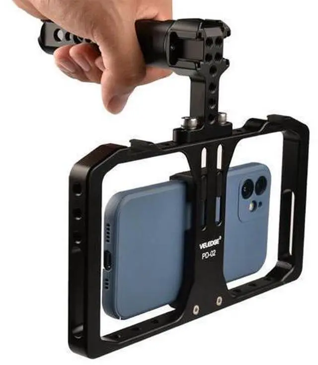 Main image of Smartphone Video Rig Clip Handheld Stabilizer Holder Vlog Film Video Filmmaking