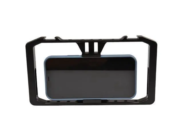 Alt view image 3 of 4 - Smartphone Video Rig Clip Handheld Stabilizer Holder Vlog Film Video Filmmaking