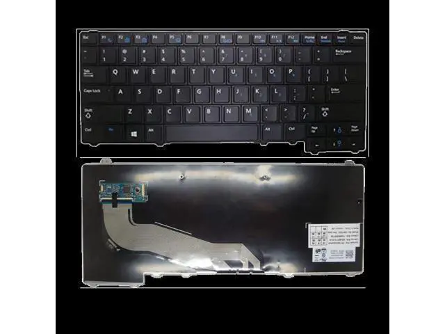 Alt view image 4 of 4 - US for Dell Keyboard Positivo Notebook Dns Clevo Intelbras E5440 P44G PK130WQ4A0 SN72230 SG-60710-XUA 0Y4H14 Y4H14