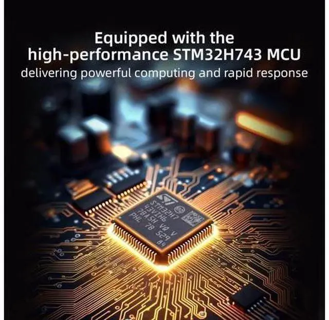 Alt view image 2 of 7 - H743 8S MINI V1 FC Flight Controller M3, with STM32H743 MCU ICM42688P gyroscope, Includes a 16MB Blackbox, compatible with Nblade