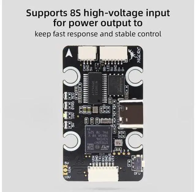 Alt view image 5 of 7 - H743 8S MINI V1 FC Flight Controller M3, with STM32H743 MCU ICM42688P gyroscope, Includes a 16MB Blackbox, compatible with Nblade