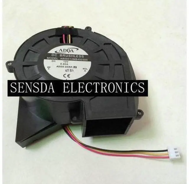 Main image of FOR ADDA AB09312MB450300 DC12V 0.80A Sweeper Vacuum turbine blower cooling fan