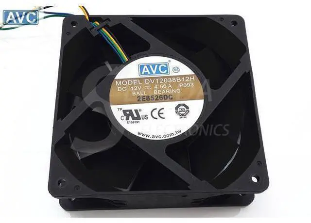 Main image of For AVC DV12038B12H 12038 120mm 12cm 12V 4.5A high speed server inverter axial cooling fans cooler