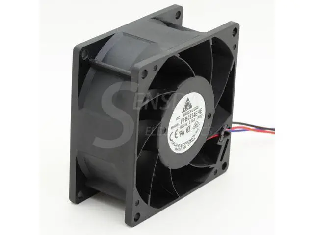 Alt view image 2 of 4 - for delta FFB0824EHE -ROO -R00 8038 8cm 80mm DC 24V 0.75A 3-pin server inverter axial cooling fans alarm signal
