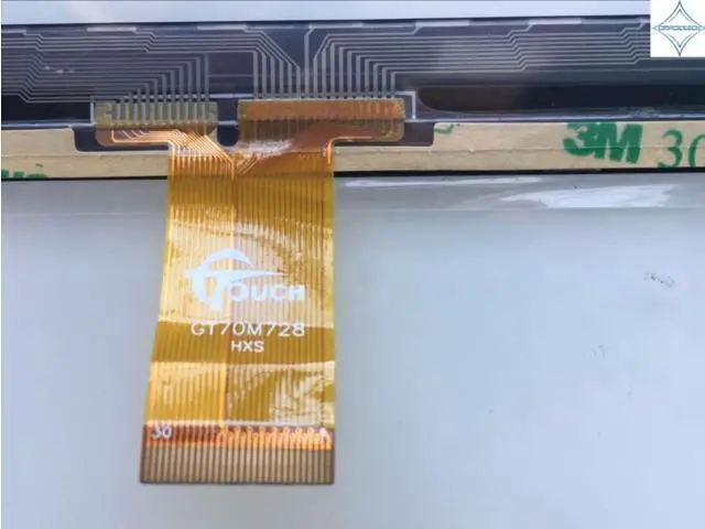 Alt view image 3 of 3 - 7'' Touch Screen Digitizer glass panel capacitive replacement GT70M728 HXS external writing