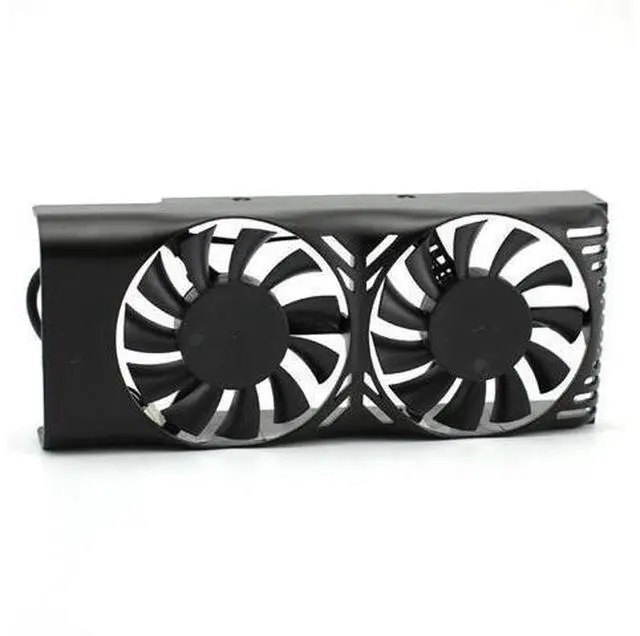 Main image of For MSI GeForce GTX 1050 2GT LP Graphics Card Cooling Double Fan With Frame 2pin