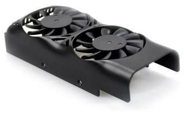 Alt view image 2 of 3 - For MSI GeForce GTX 1050 2GT LP Graphics Card Cooling Double Fan With Frame 2pin