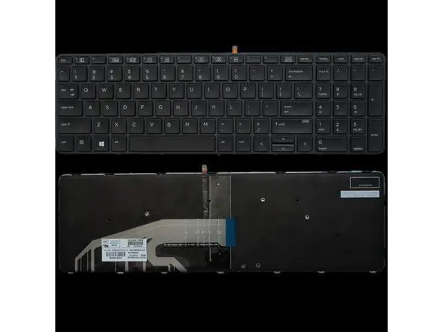 Alt view image 4 of 4 - US Backlit Positivo Notebook Keyboard Dns Clevo for HP Probook 450 455 470 G3 Black