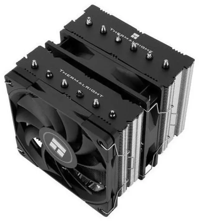 Main image of Royal Knight 120 SE CPU Cooler, Only 155mm High, Dual Towers Dual PWM Fans TL-C12B V2 and TL-C12015B, 6 Heat Pipes,PC Cooling for AM4/AM5/Intel LGA 1700/1851/1150/1151/1200