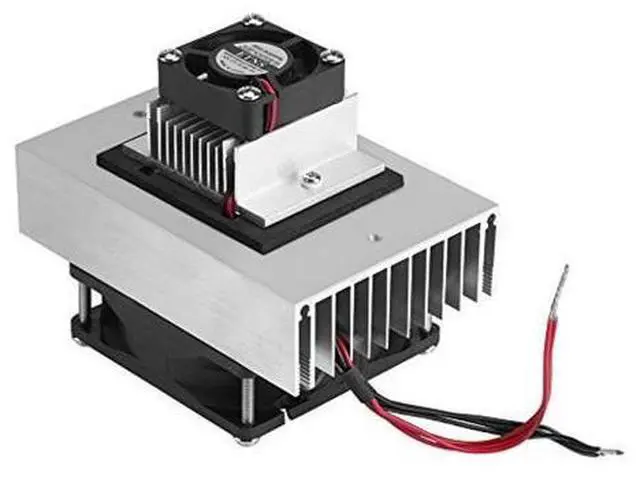 Main image of Mini Air Conditioner,DC 12V Thermoelectric Peltier Cooler Refrigeration Cooling System Heat Sink Conduction Module Semiconductor Fridge Refrigeration Cooling System DIY Kit