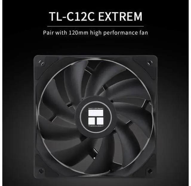 Alt view image 5 of 6 - Peerless Assassin 120 SE Extrem CPU Air Cooler with 6 Heat Pipes, Dual PWM Fans, AGHP heatpipe Technology, 154mm High Cooling, for AM5/AM4, Intel LGA1851/1700/1150/1151/1155/1156/1200