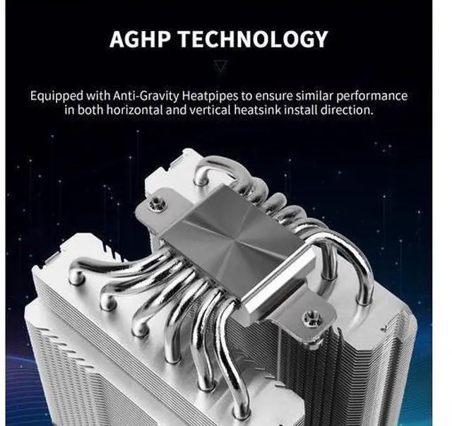 Alt view image 2 of 6 - Peerless Assassin 120 ARGB Black V3 CPU Cooler,6 Heat Pipes CPU Air Cooler,Dual TL-P12-S PWM Fans,157mm High,for Intel LGA1700/1851/1150/1151/1200/,AM4/AM5
