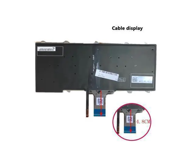 Alt view image 3 of 4 - for Dell Notebook Backlit Keyboard Latitude E7250 7270 7350 E7270 MJ8HY 0MJ8HY XCD5M 0XCD5M Replacement Dns Shop Packard Bell US