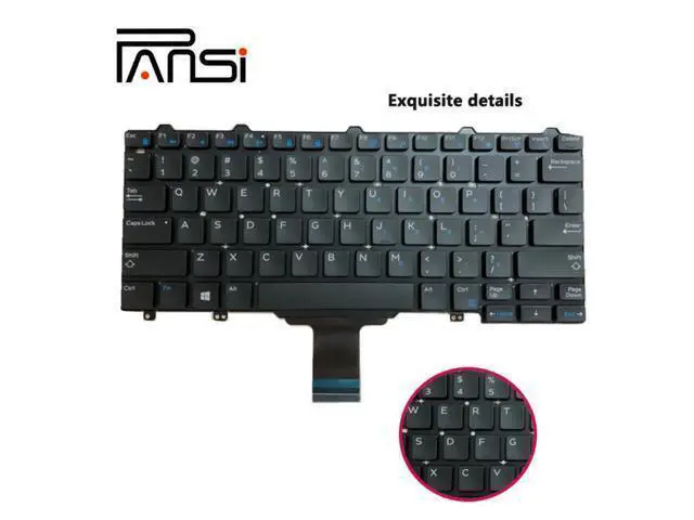 Alt view image 2 of 4 - for Dell Notebook Backlit Keyboard Latitude E7250 7270 7350 E7270 MJ8HY 0MJ8HY XCD5M 0XCD5M Replacement Dns Shop Packard Bell US