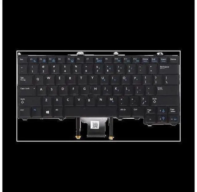 Main image of US for Dell Keyboard Positivo Notebook Dns Clevo Intelbras 12 7000 E7440 E7420 E7240 E7420D Backlit Pointer