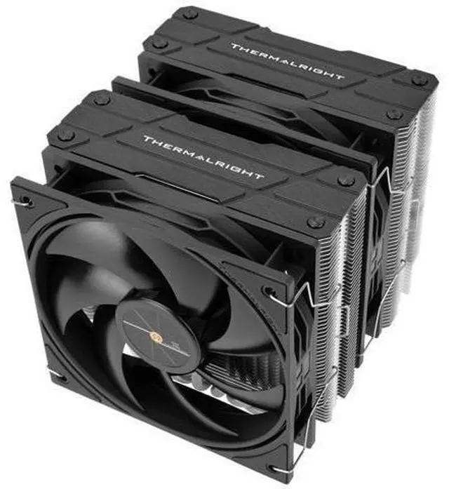 Main image of Peerless Assassin 120 Black V3 CPU Cooler, 6 Heat Pipes AGHP Technology, Dual 120mm PWM Fans, 2000RPM Speed, for AMD:AM4 AM5/Intel LGA 1851/1700/1150/1151/1200,PC Cooler