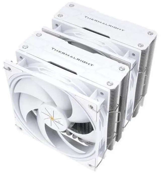 Main image of Peerless Assassin 120 White V3 CPU Cooler, 6 Heat Pipes AGHP Technology, Dual 120mm PWM Fans, 2000RPM Speed, for AMD:AM4 AM5/Intel LGA 1851/1700/1150/1151/1200,PC Cooler