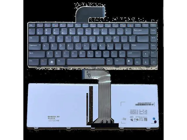 Alt view image 4 of 4 - US for Dell Backlit Keyboard Positivo Notebook Clevo Intelbras 3550 L502 N4110 M4110 N4050 M4040 N5050 M5040 N5040