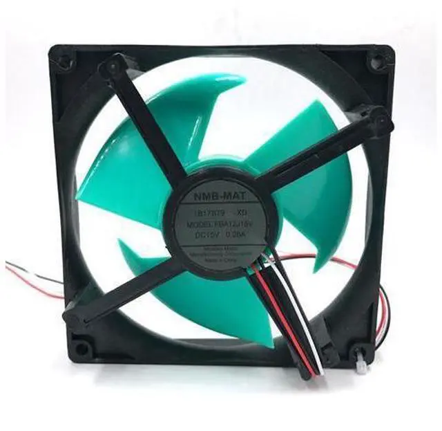 Alt view image 2 of 6 - For NMB FBA12J15V 15V 0.28A refrigerator cooling fan