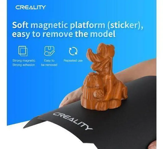 Main image of CREALITY 3D Flexible Magnetic Build Surface Plate Pads 310*310*1mm Heated Bed For CR-10/CR-10S Printer Parts