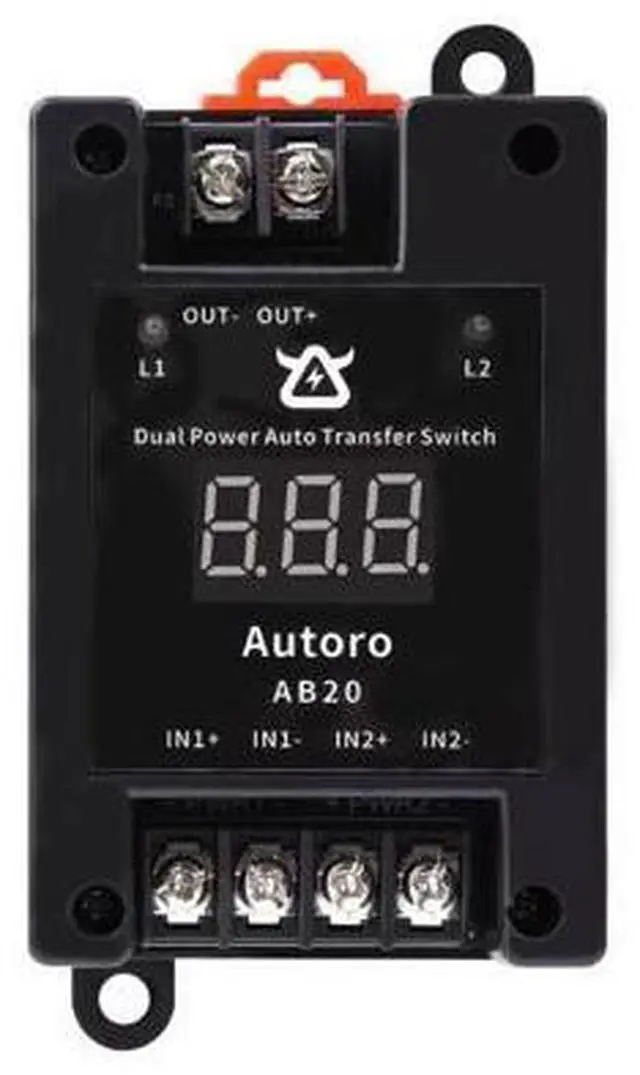 Main image of 60V 20A Dual Power Automatic Tranfer Switch, Two Ways 0.015S High Speed ATS, 80V 100A Parallel Discharge Module with Reverse Polarity Protection