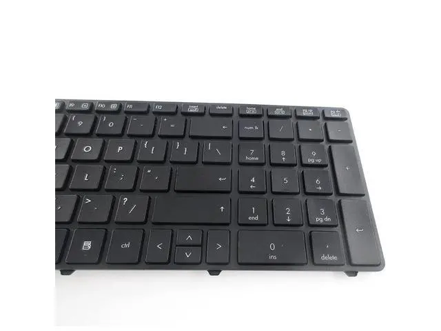Alt view image 3 of 4 - Keyboard Replacement with Black Frame for HP Elitebook 8560P 8570P Probook 6560B 6565B 6567B 6570B 6575B Series Laptop Black US