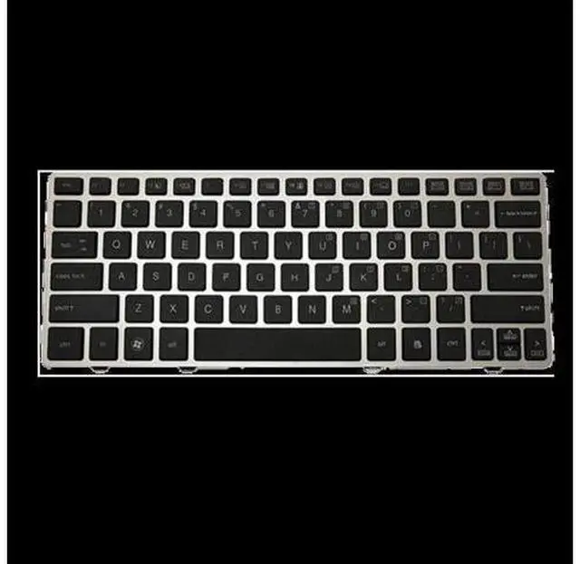 Main image of US Positivo Notebook Keyboard for Laptop Dns Clevo for HP EliteBook 2560 2560p 2570 2570P