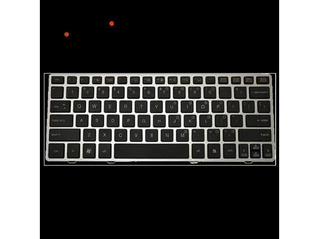 Alt view image 2 of 4 - US Positivo Notebook Keyboard for Laptop Dns Clevo for HP EliteBook 2560 2560p 2570 2570P