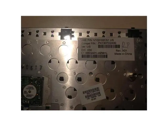 Alt view image 4 of 4 - Replacement Keyboard with Pointstick for HP EliteBook 8440p 8440w Series Competible 594052-001 598042-001 V103102CS11 US Black