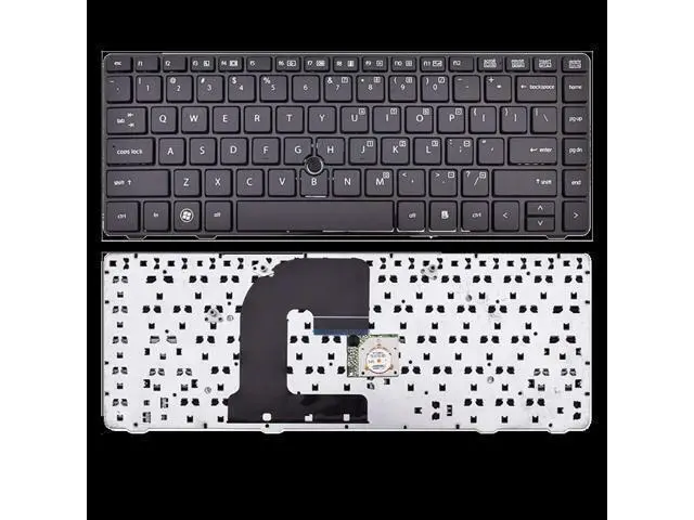 Alt view image 4 of 4 - US Positivo Notebook Keyboard for Laptop for HP EliteBook 8470B 8470P 8470 8460 8460p 8460w ProBook 6460 6460b 6470