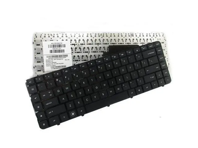 Alt view image 3 of 4 - Keyboard Replacement with Frame Compatible for HP Pavilion DV6-3000 DV6-3100 DV6-3200 dv6-3300 dv6-4000 Series Laptop Black US